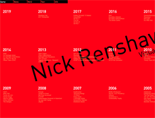 Tablet Screenshot of nickrenshaw.com